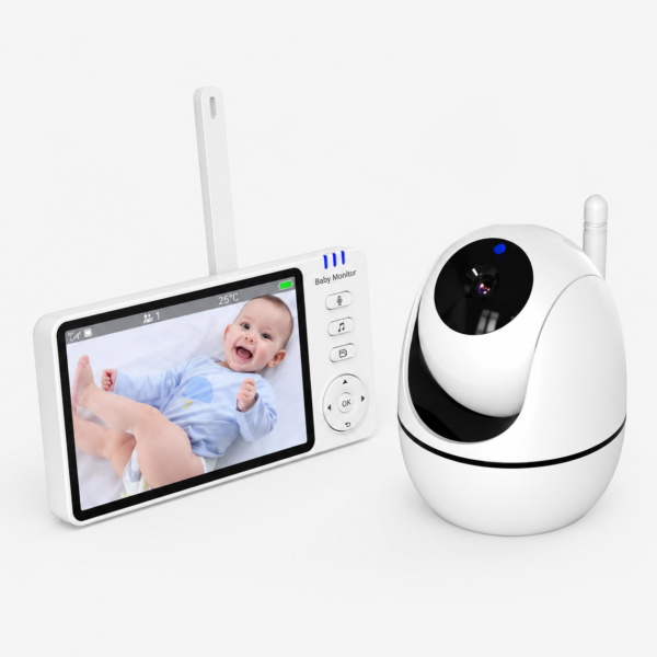 5 inch HD Wireless Baby Monitor with Night Vision