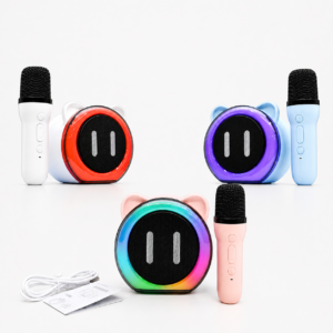 Bluetooth Karaoke Speaker And Wireless Kids Microphone